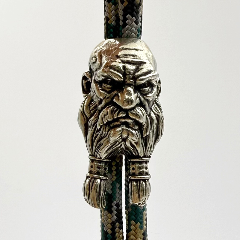 Outdoor Furniture Diy - Latão barbudo velho faca contas edc