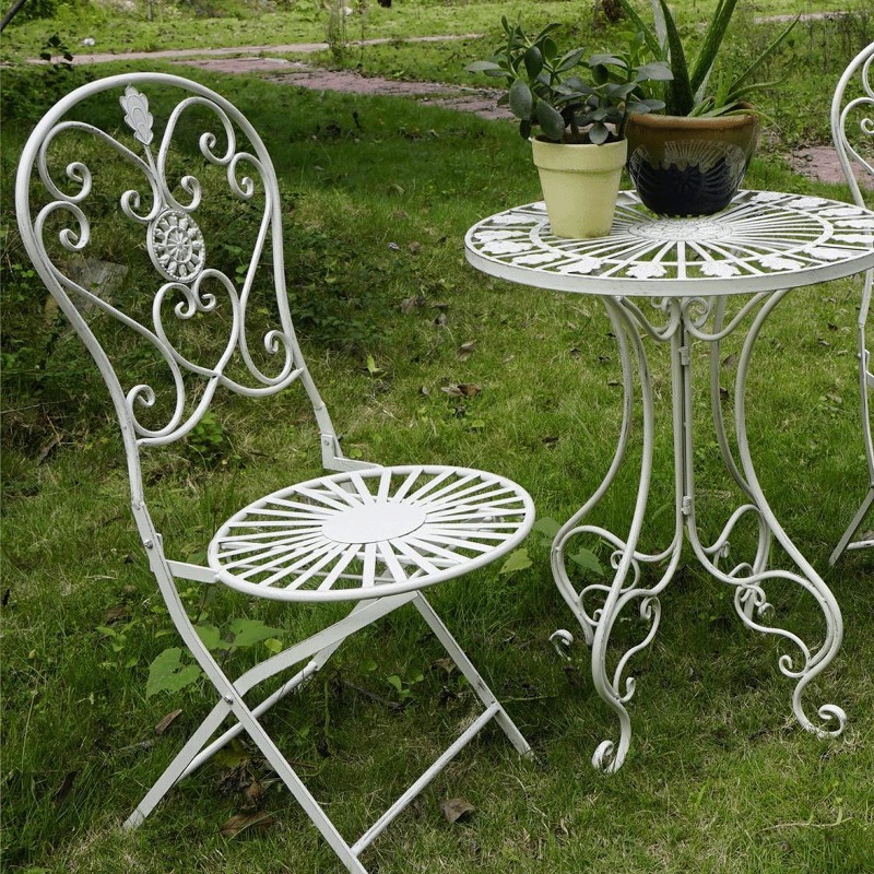 Mesa e Cadeiras de Ferro Vinta - Outdoor Furniture Metal Chairs avaliação e preço