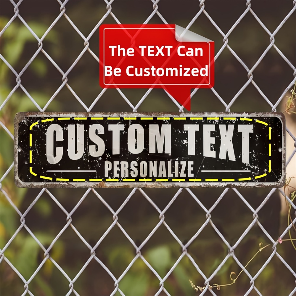 Placas de Metal Personalizadas - Outdoor Furniture Metal avaliação e preço